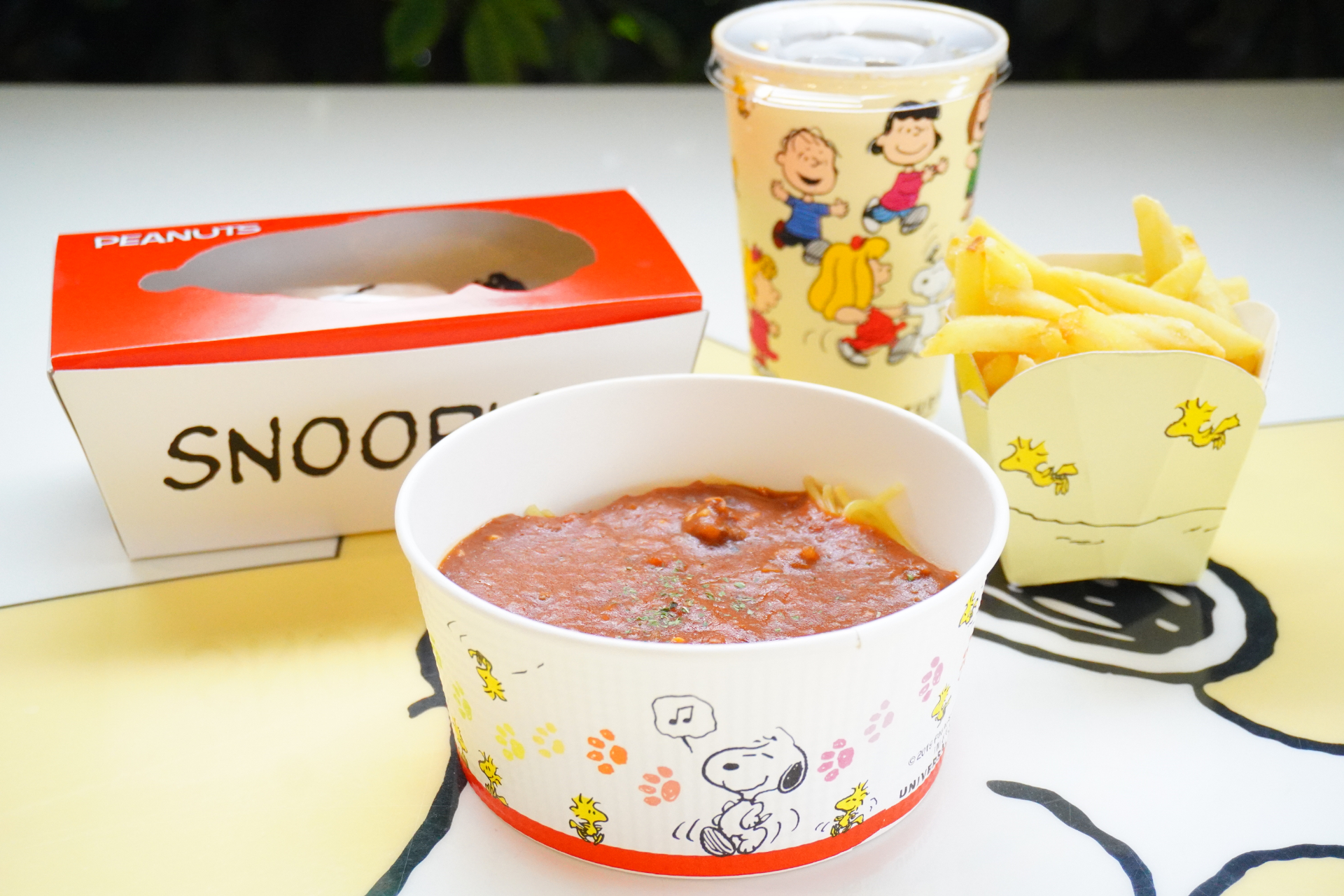 オールドアメリカンな味「ミートスパゲティセット」（1550円）