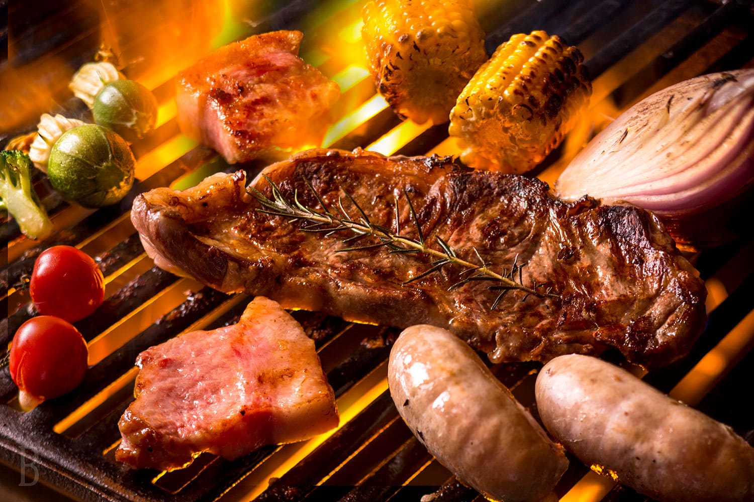 グランピングBBQを楽しめる