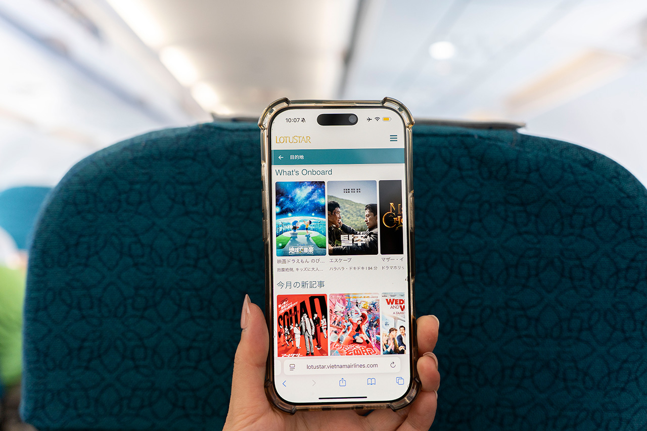 日本の最新映画やベトナムの映画が見られる