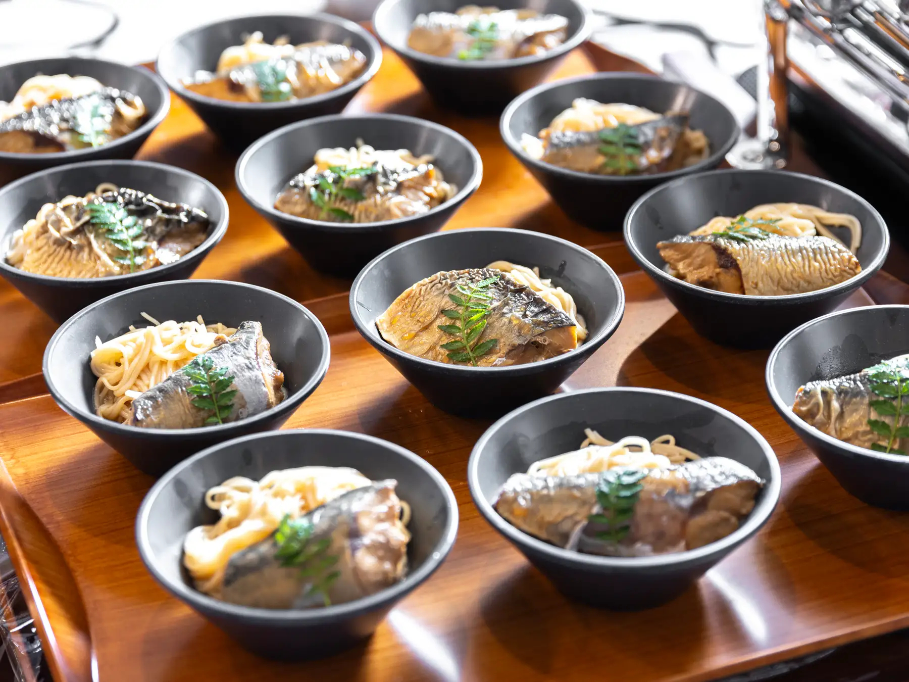 地元食材を使った朝食