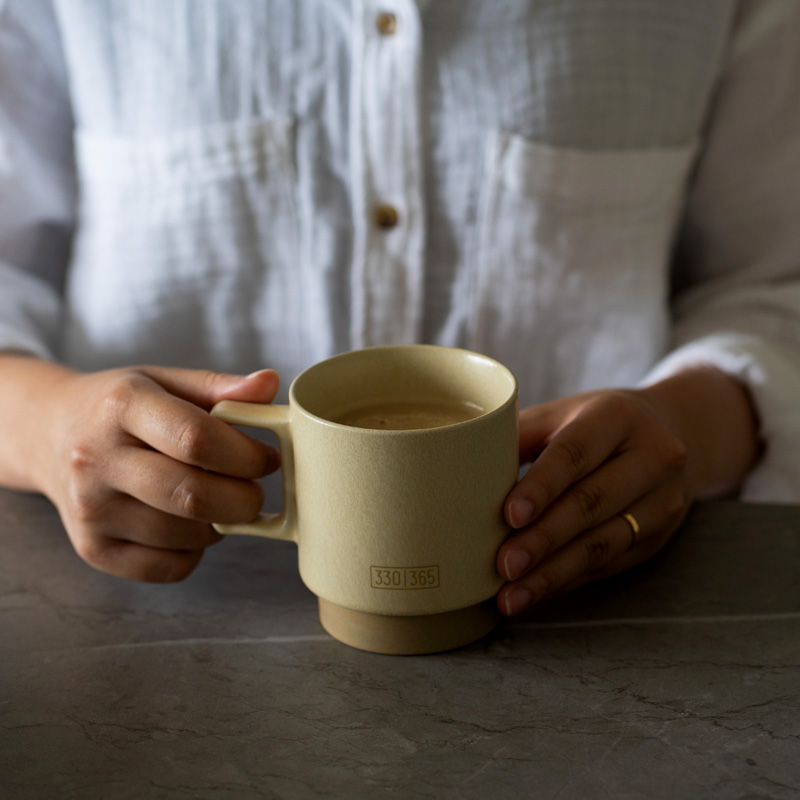 「fave mug set」アイボリー（3960円）