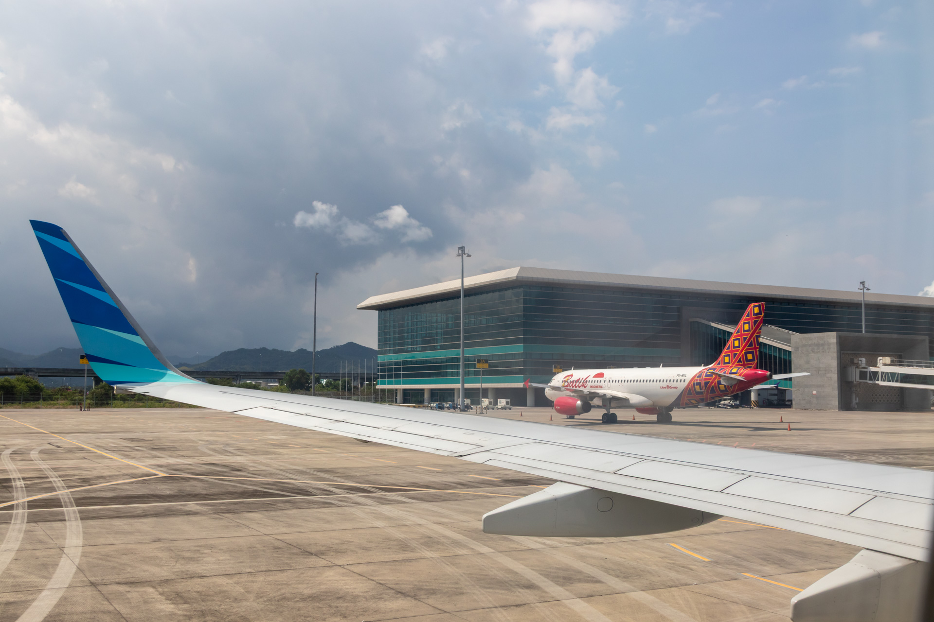 まだピカピカの新しいターミナル