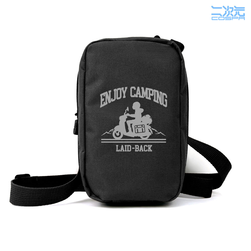 ショルダーポーチ以外にも、ウエストポーチやほかのバッグに取り付けて使える