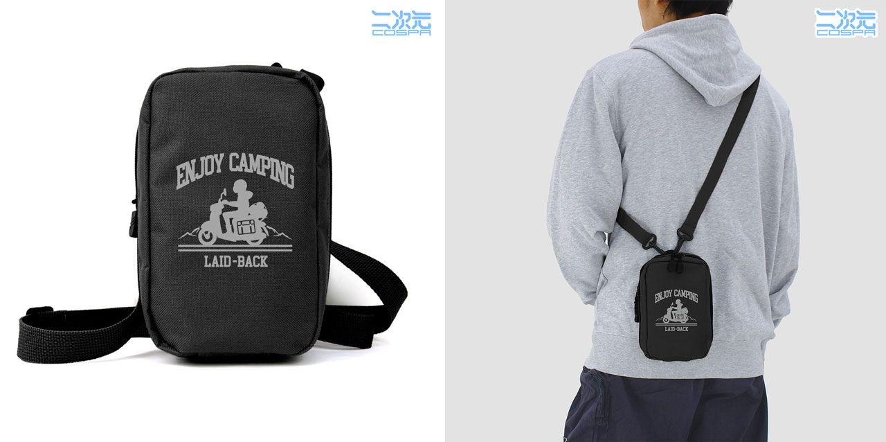 ショルダーポーチ以外にも、ウエストポーチやほかのバッグに取り付けて使える