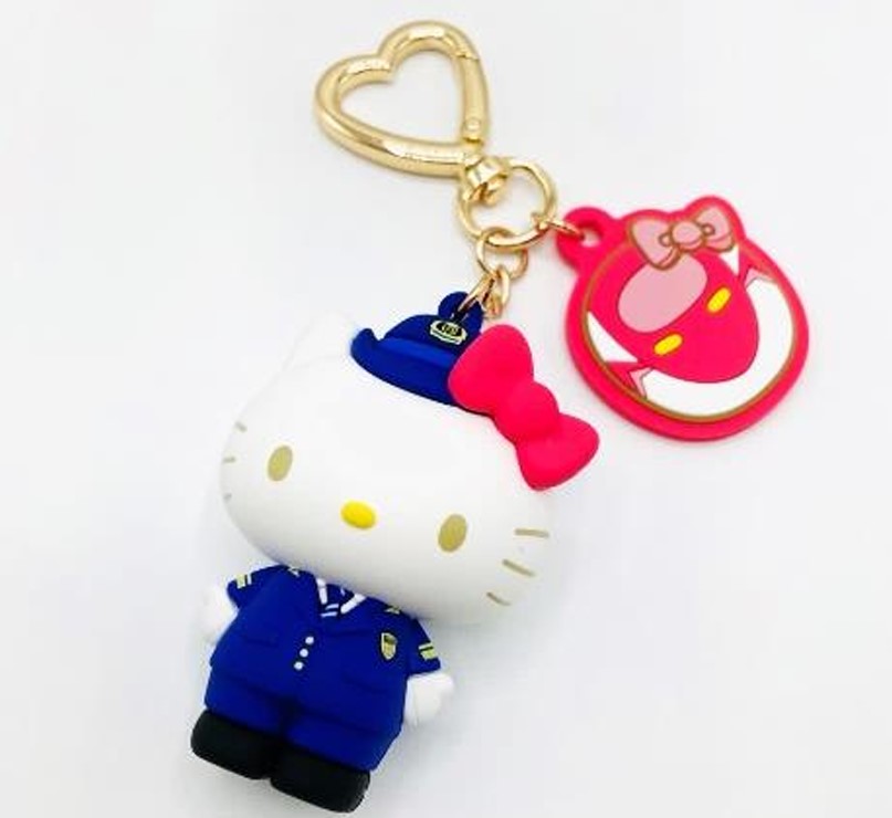 ハローキティ新幹線 立体キーホルダー