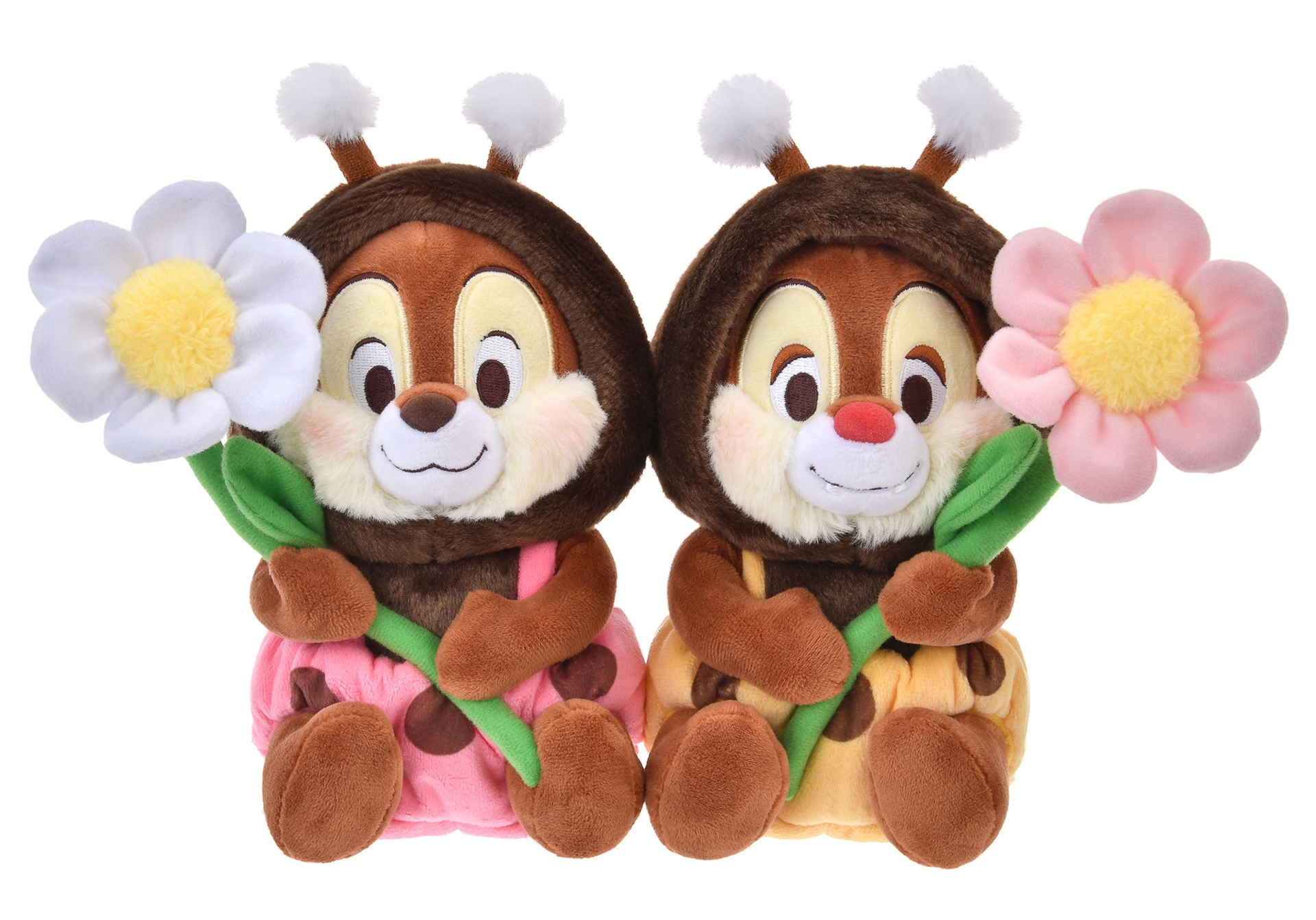 「ぬいぐるみ＜チップ＆デール＞」（各3800円）