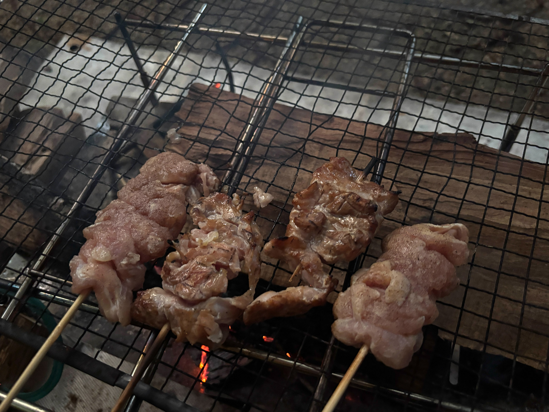 まずはセセリを焼きました