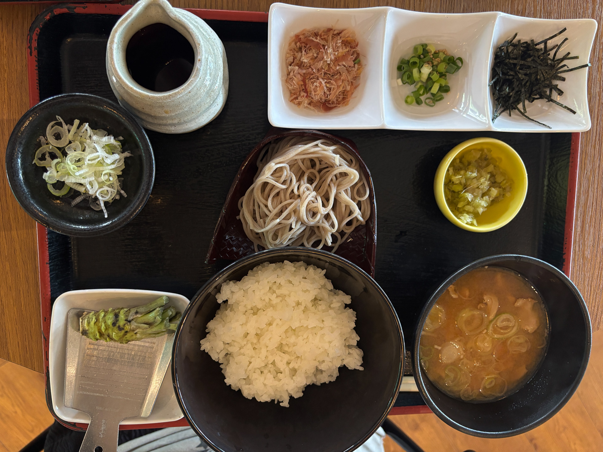 信州そばと本わさび飯