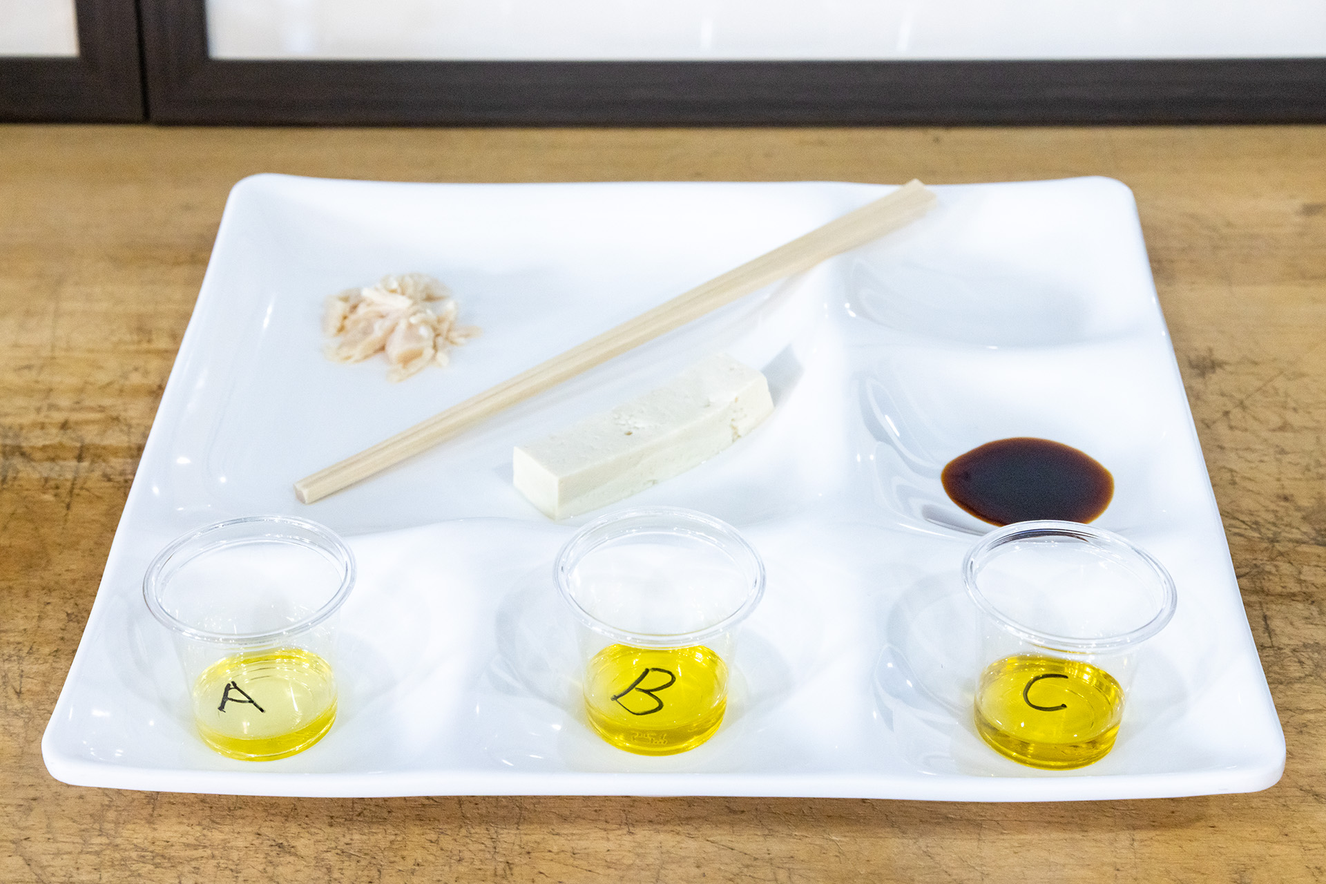 テイスティングのセット