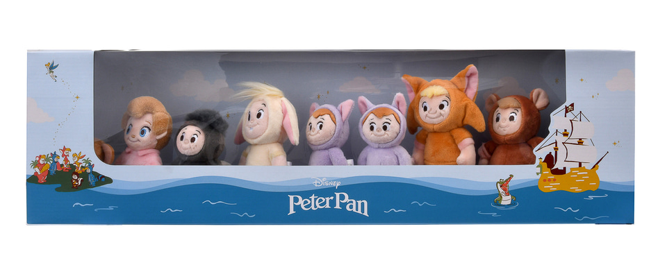 ディズニー スタンディーズ ピーターパン ダーリング家 ピーター・パン」ちいさくてレトロかわいいぬいぐるみ“Disney