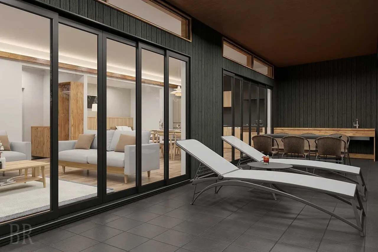 「スイートヴィラ」の屋外スペース