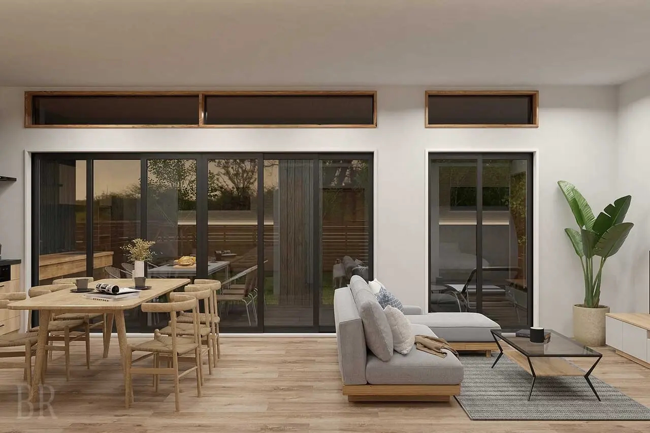 「ラグジュアリーヴィラ」のリビング・ダイニング