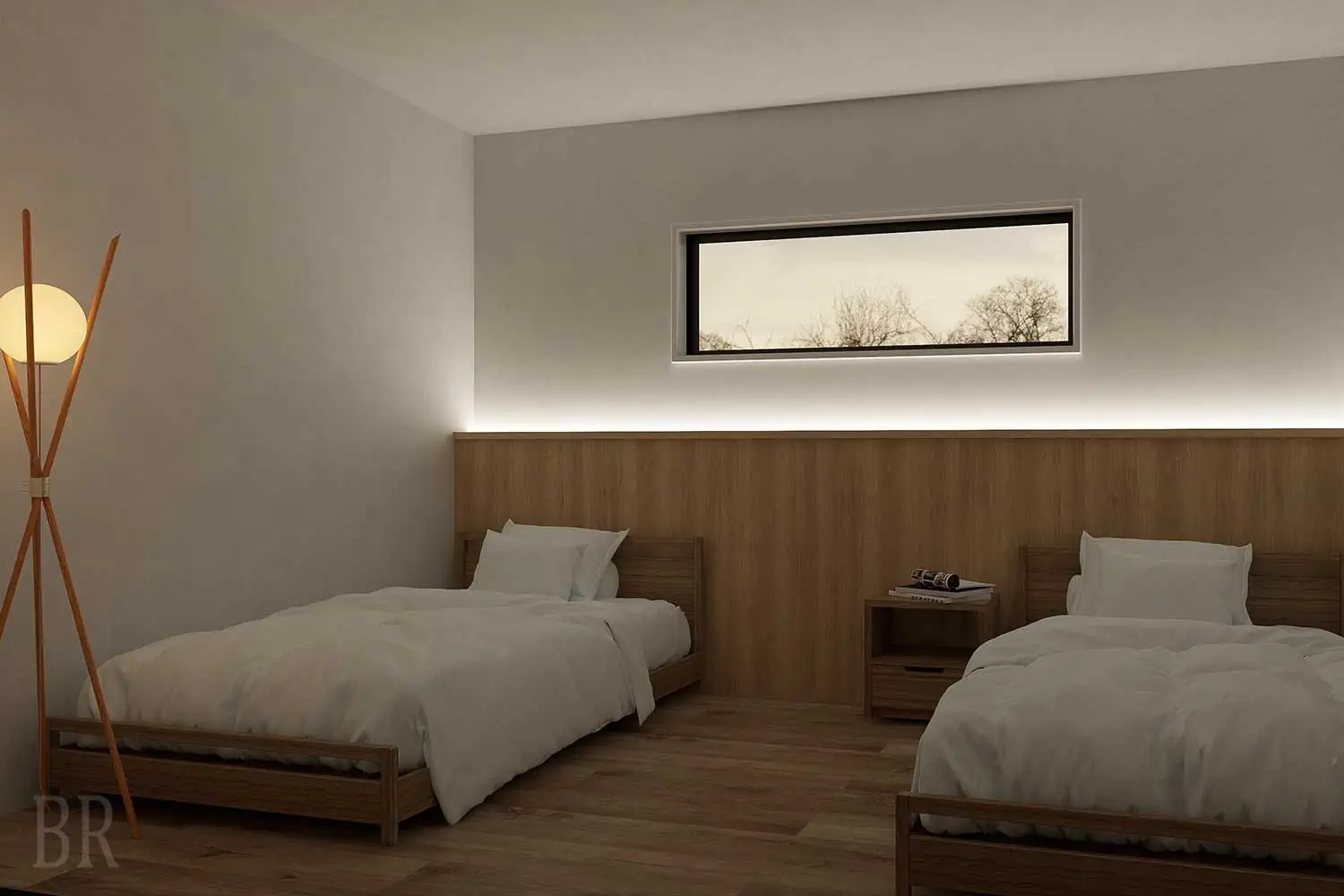 「プレミアムヴィラ」の寝室