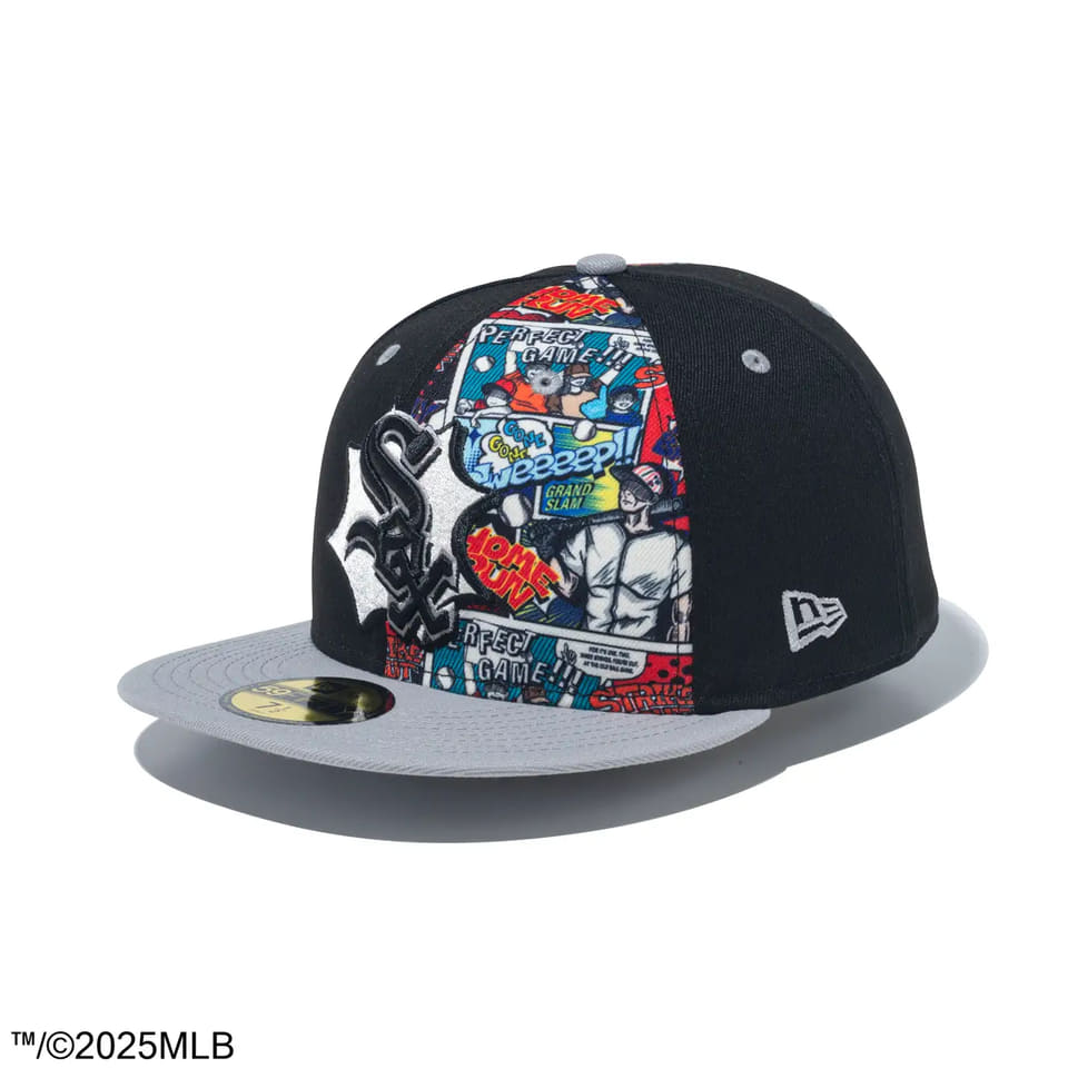 ニューエラ、アメコミ風デザインのMLBチームキャップ。ドジャースなど8