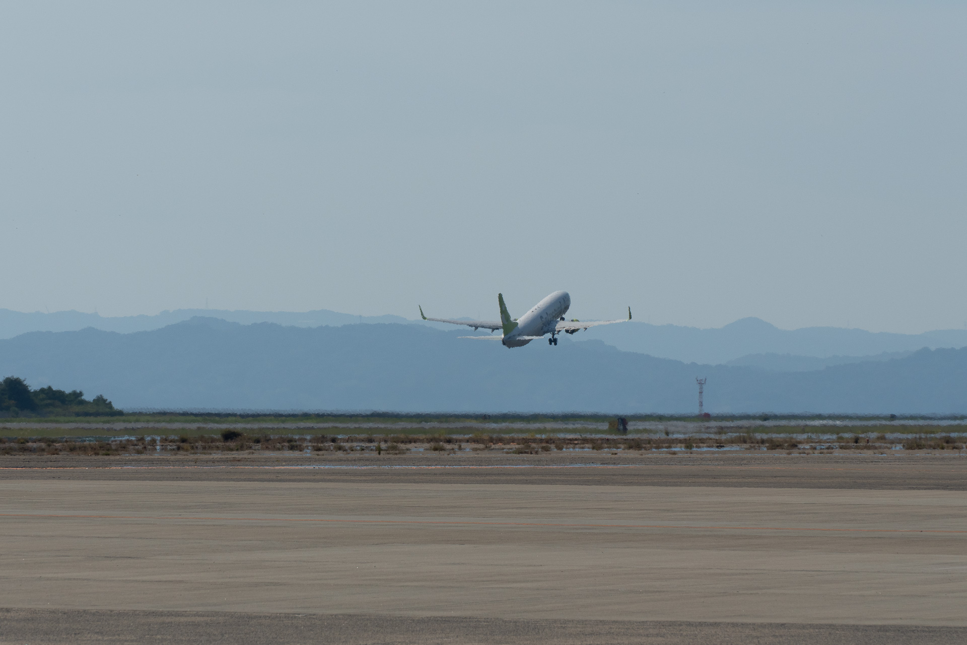 羽田へ向けて出発するSNA36便