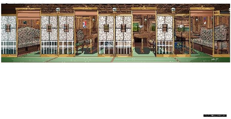 「赤い星」4号車の5～6人用個室