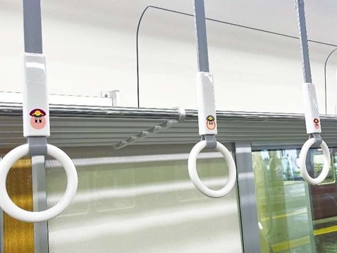 吊り革ステッカー（全2種、3路線共通）