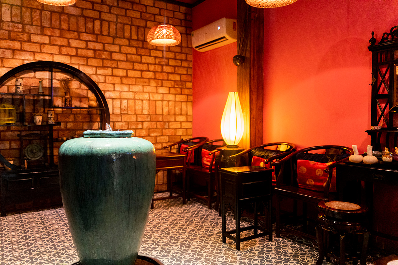 Golden Lotus Oriental Organic Spaの店内