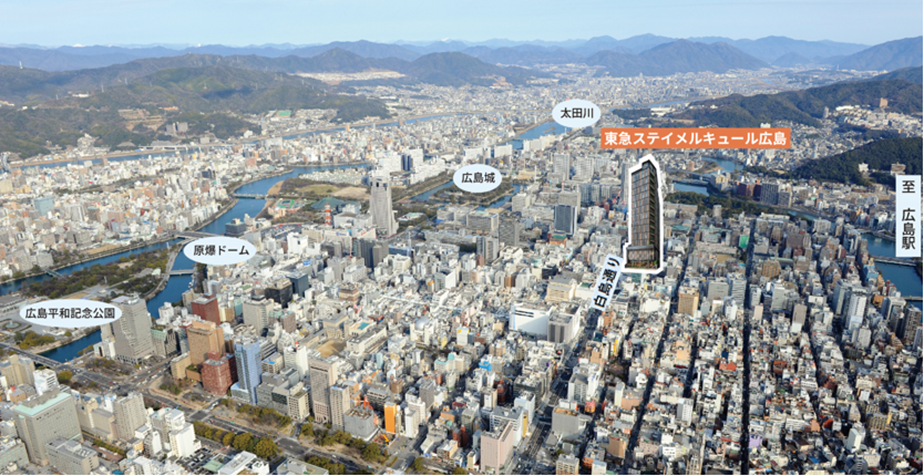 観光地にもアクセスがしやすい立地