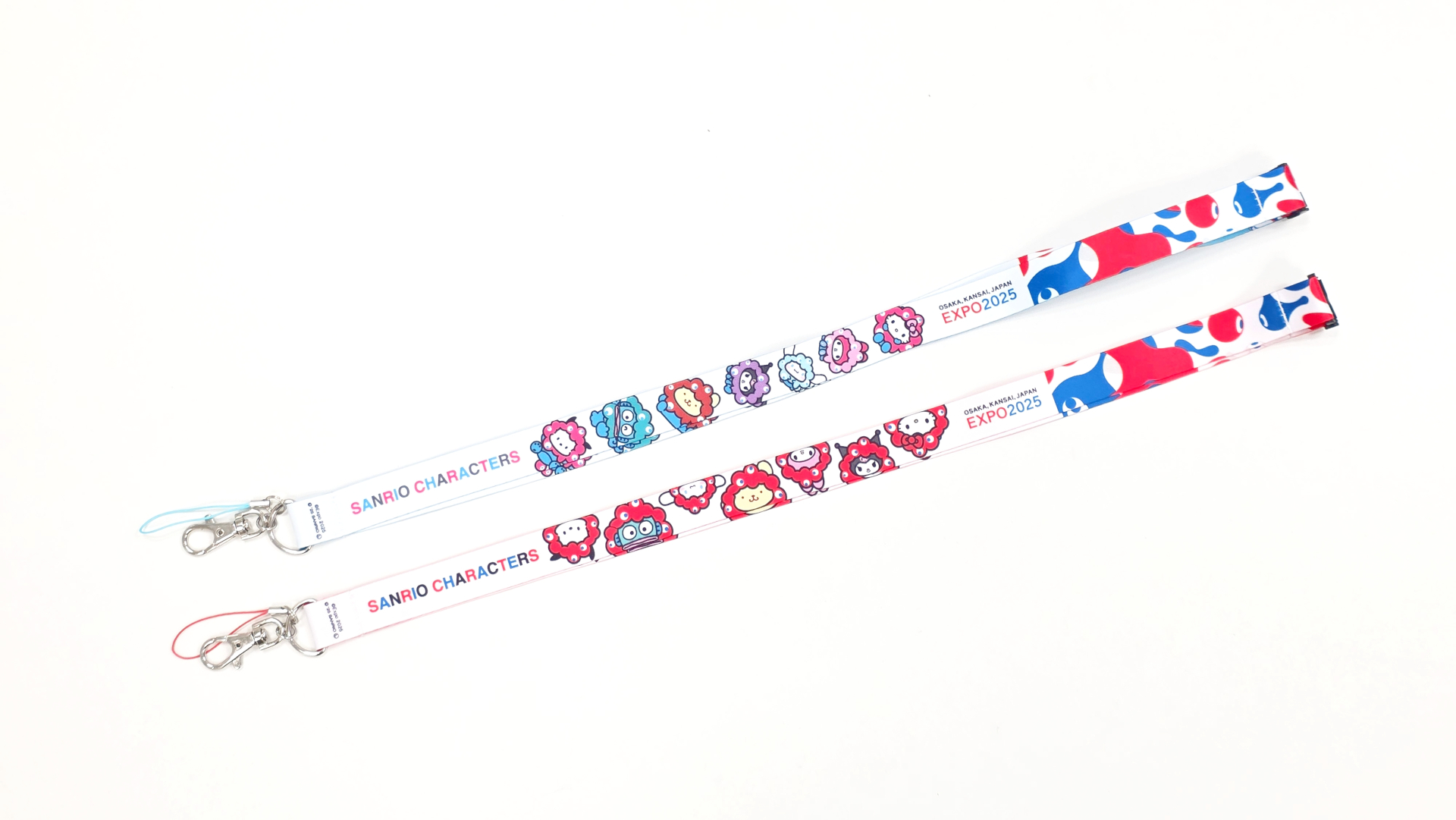 ネックストラップ（各1320円、8月末発売予定）