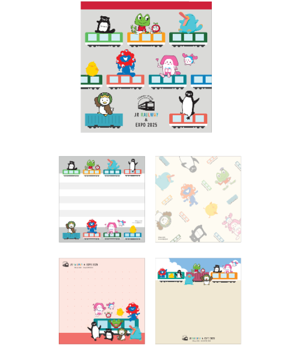 ミャクミャク ピンバッジ 7点セット JR 7社キャラクター×ミャクミャク、万博限定ピンバッジセット
