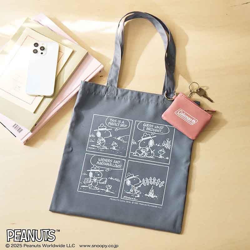 宝島社「リンネル」10月号増刊は、コールマン×スヌーピーのトートバッグ＆コインケースが付録に