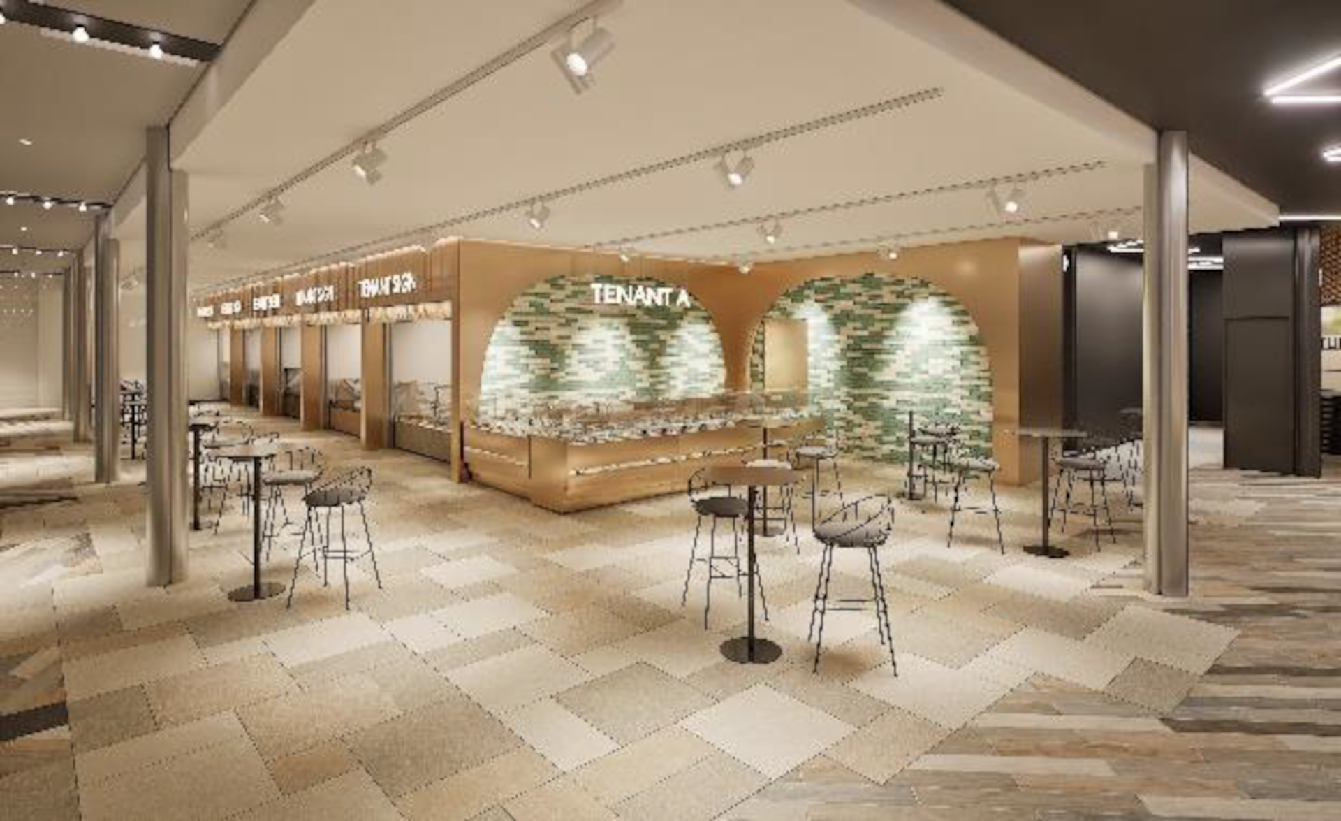 地下1階のフードコートを新たな食のゾーン「ソラチカ」としてリニューアルオープン