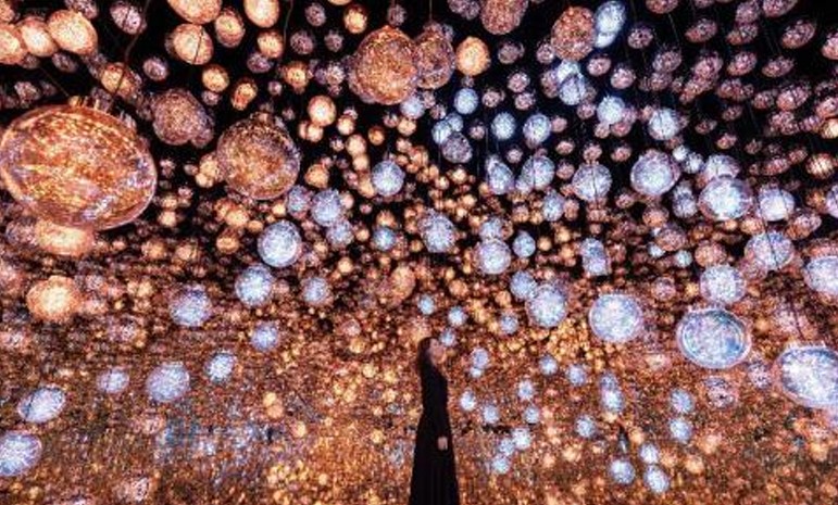 森ビル デジタルアート ミュージアム：エプソン チームラボボーダレス