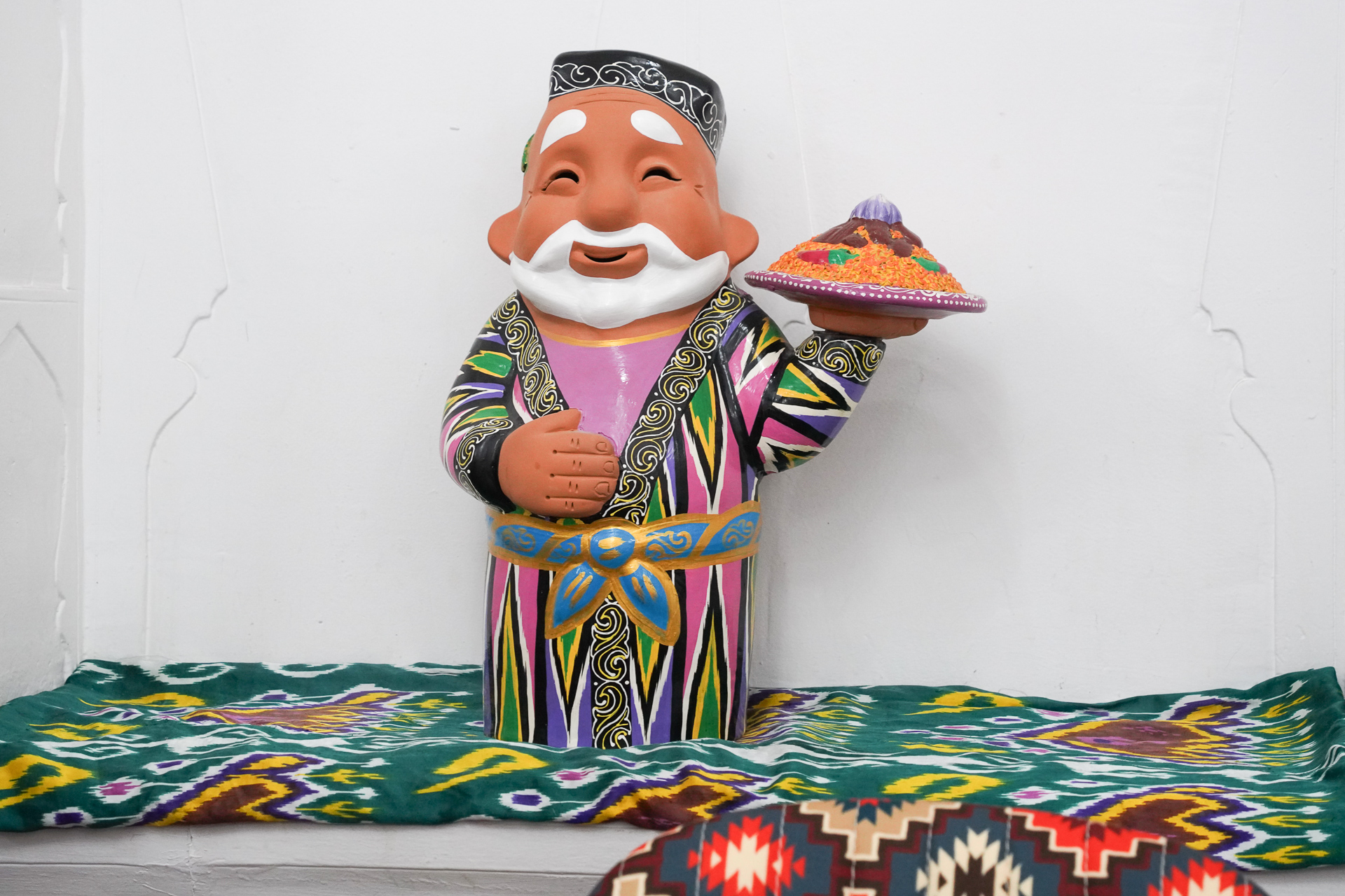 お土産屋で大小よく見かけた「ウズベクおじさん」人形