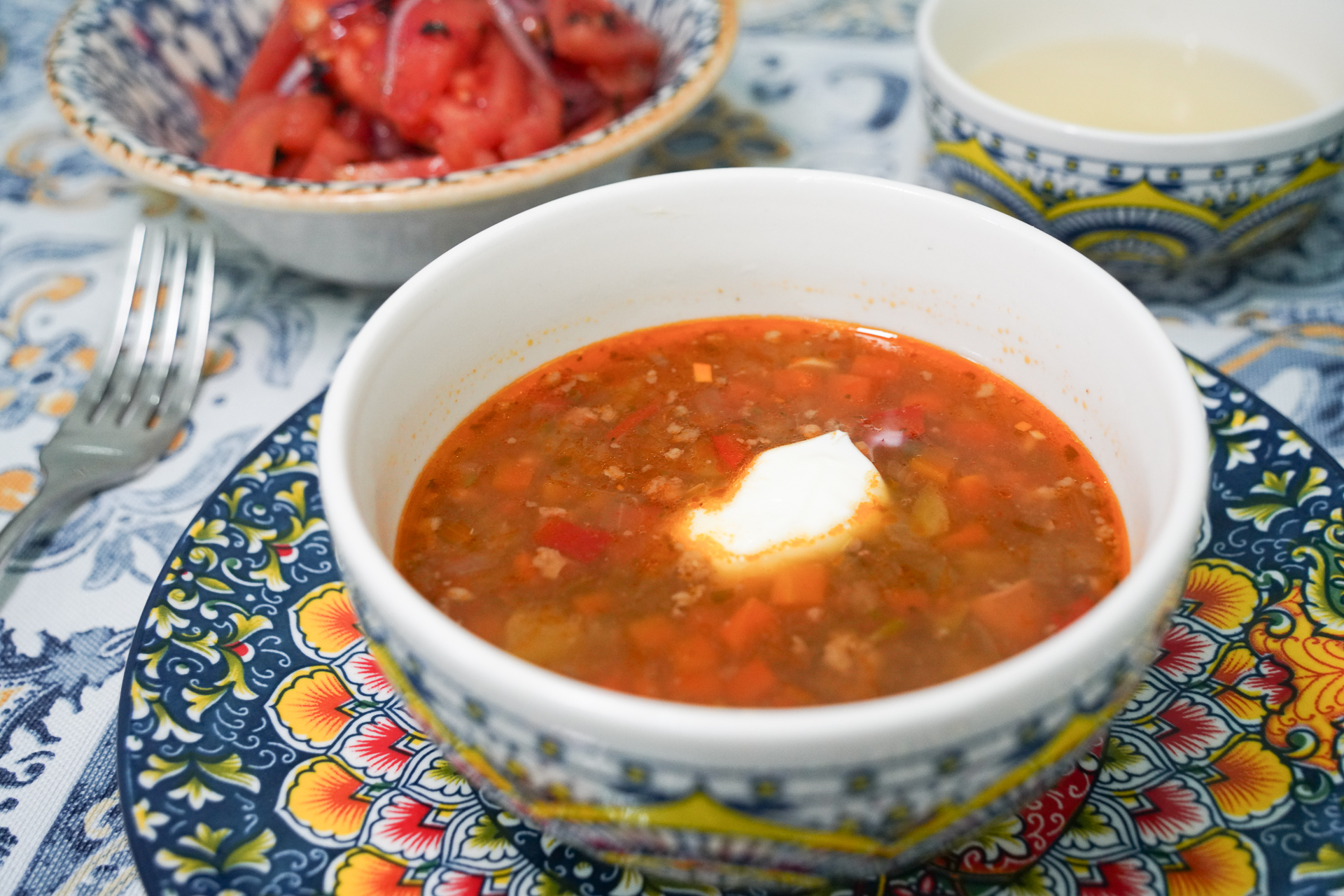 「マスタバ」というトマトスープ