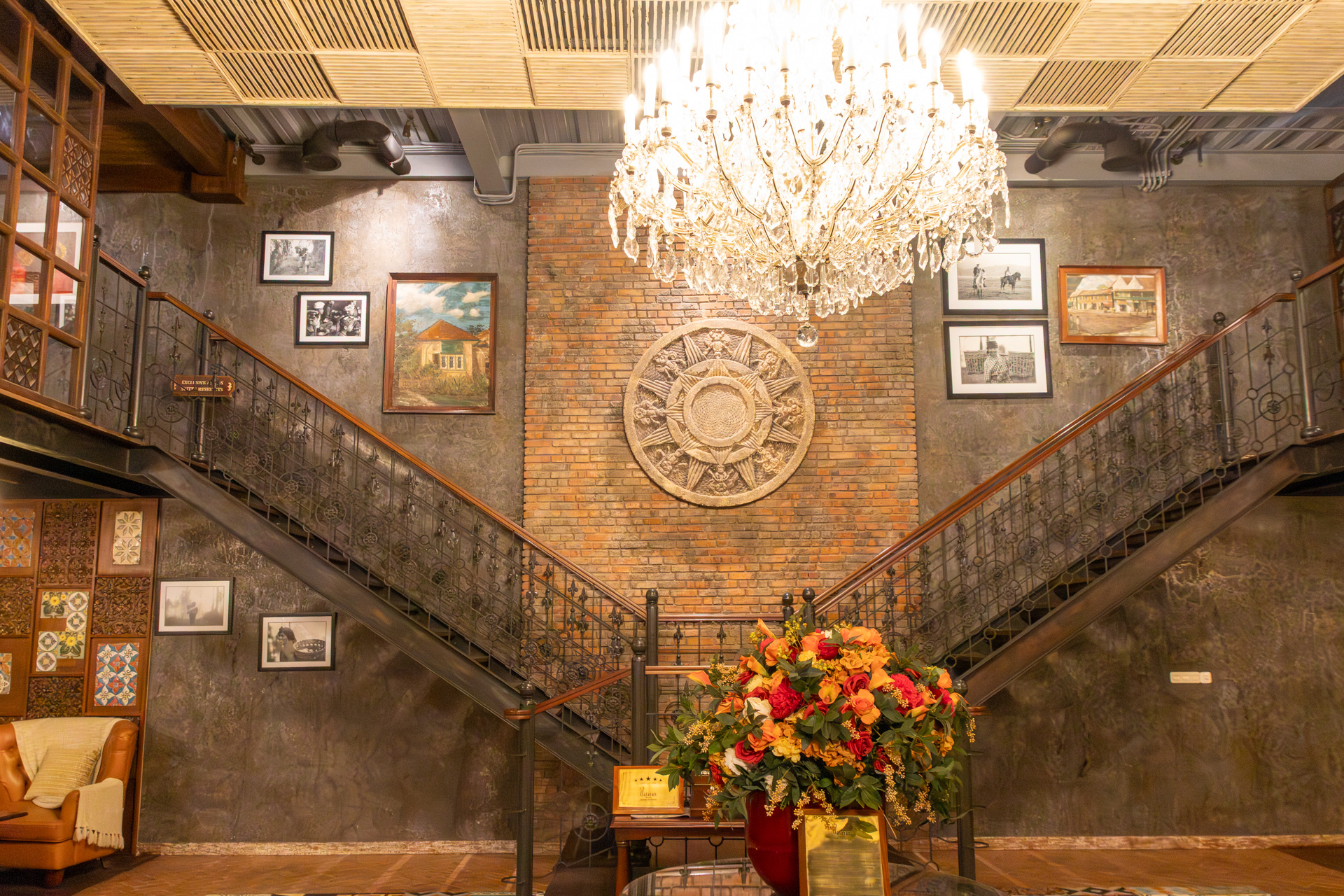 ホテルのエントランス