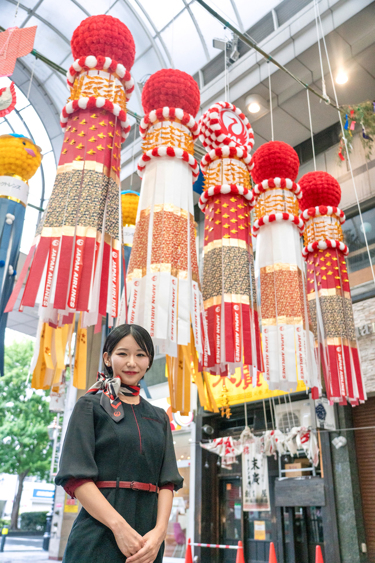 今年のJAL七夕飾り