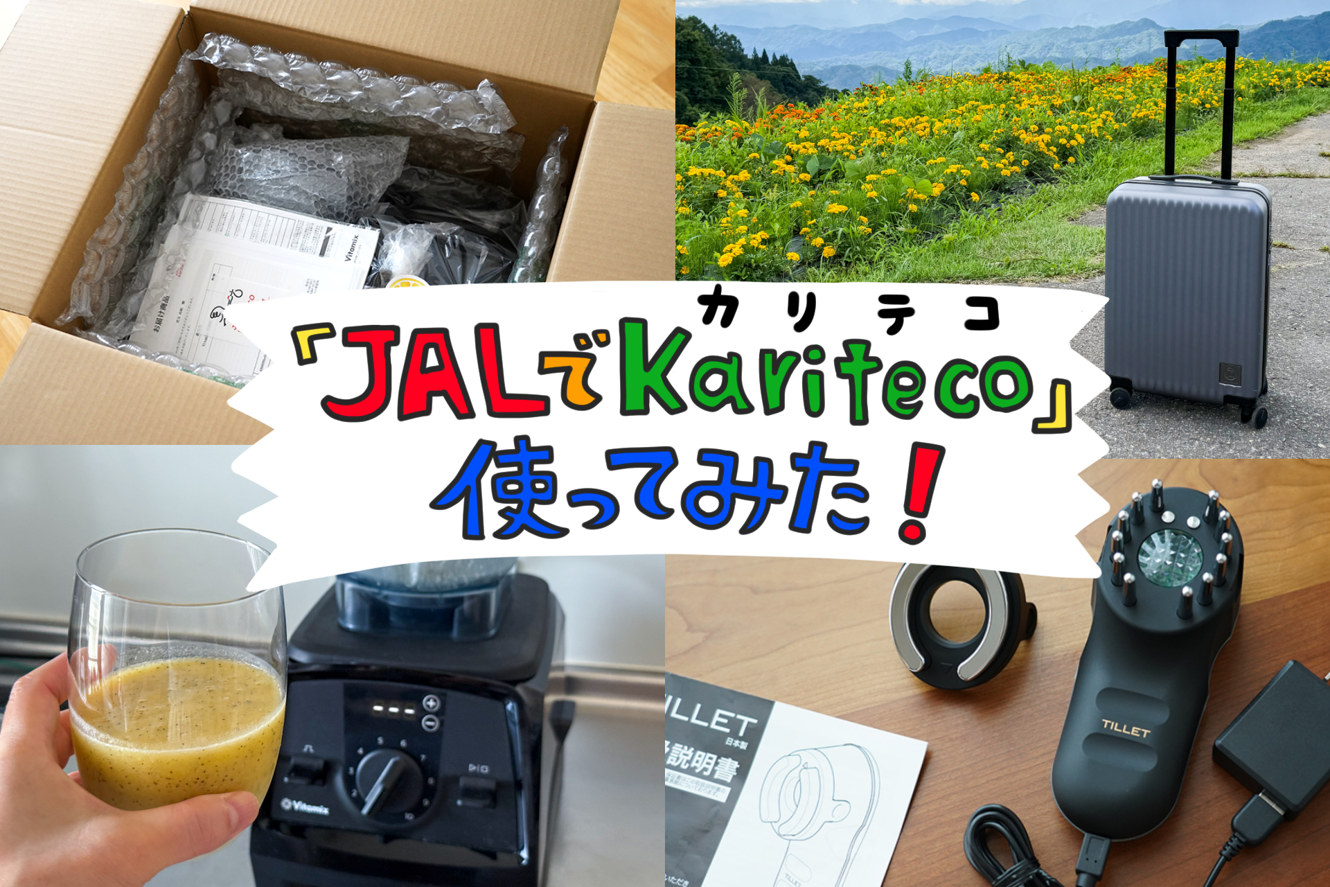 1周年を迎えた「JALでkariteco」で気になるアイテムをレンタルしてみました