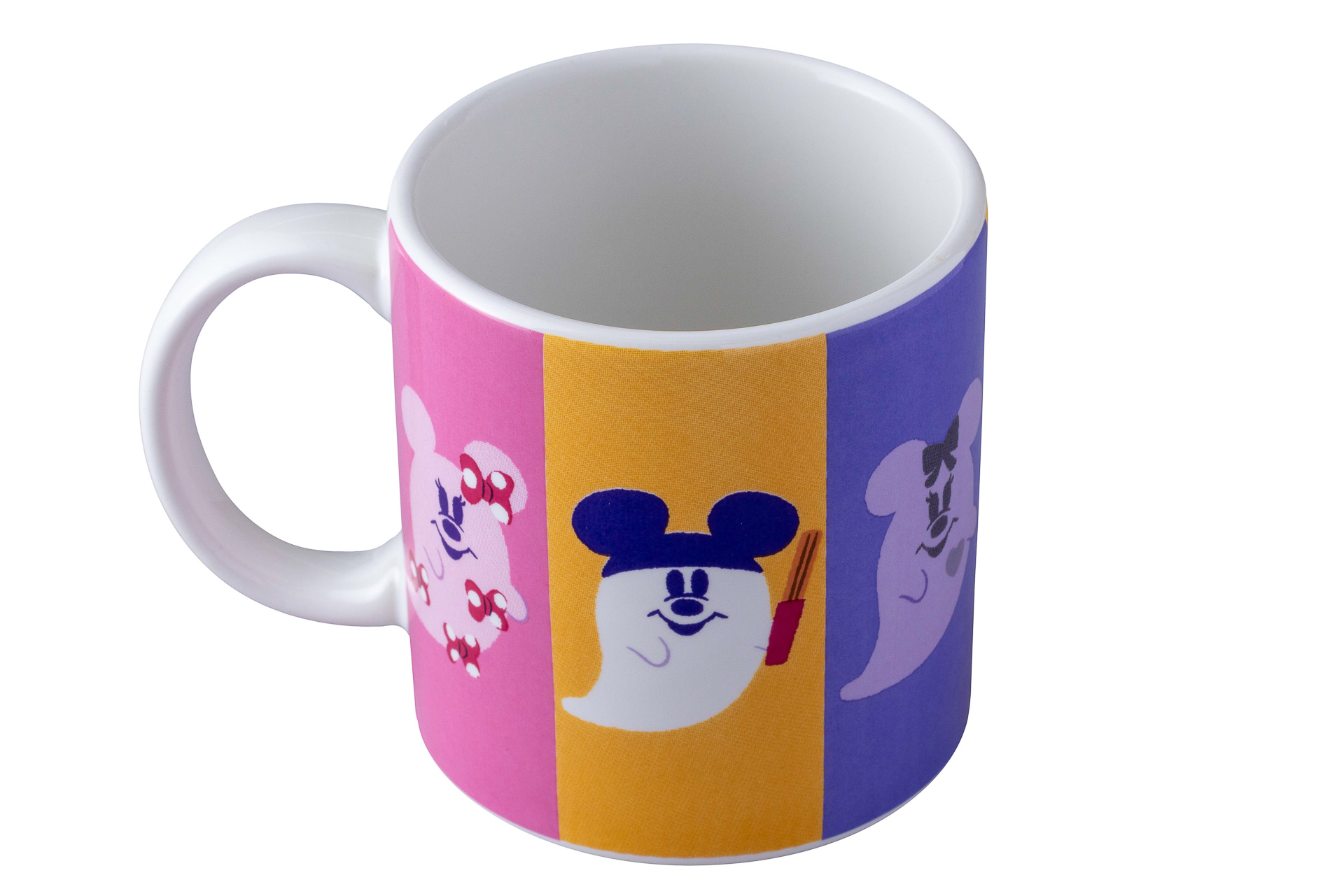 パークフードを楽しむゴーストがぐるりと描かれている