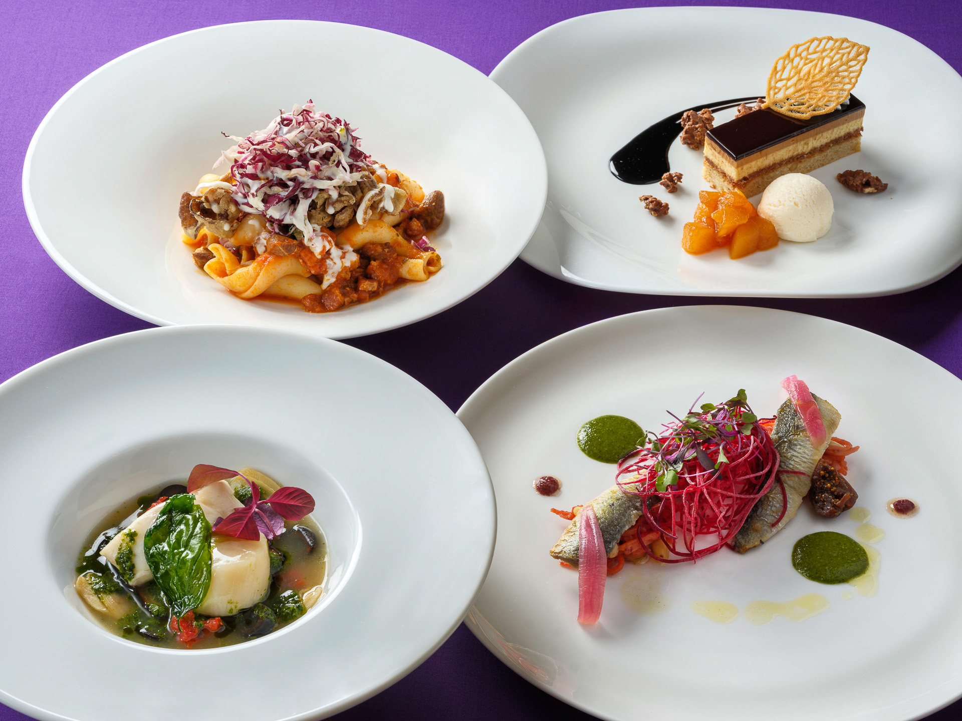 「リストランテ・ディ・カナレット」の「スペシャルセット」（5800円）