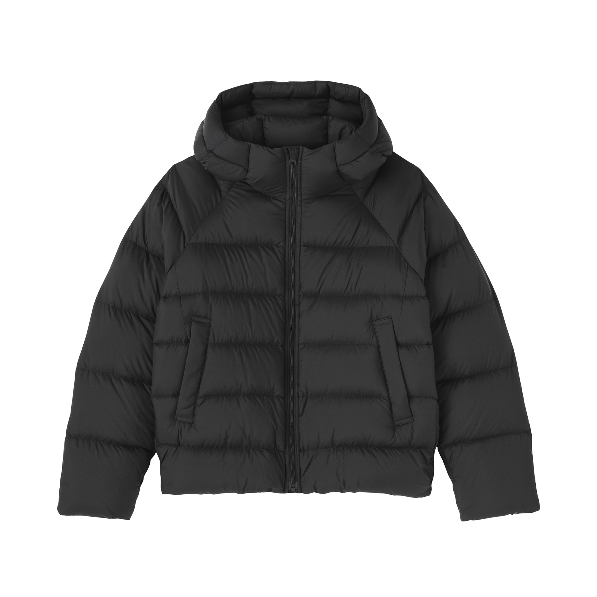 婦人 軽量ダウンポケッタブルフード付きジャケット