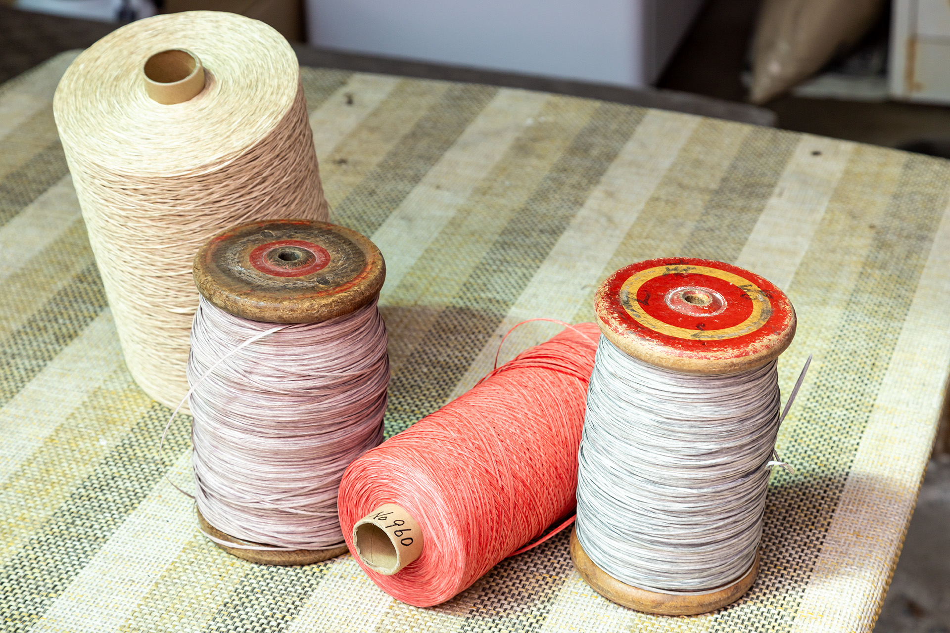 和紙で作られた糸