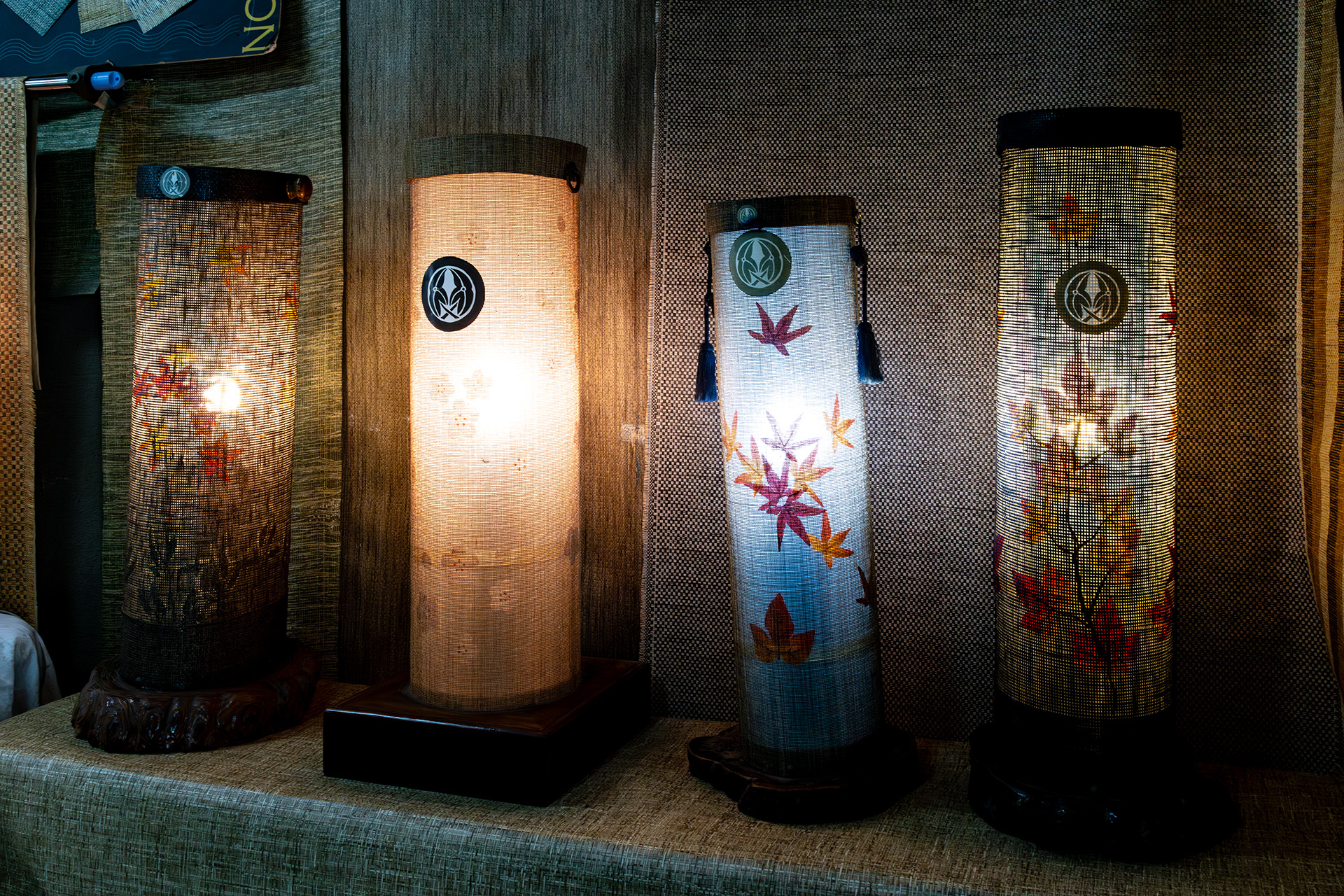 行燈もよい雰囲気に仕上がっている