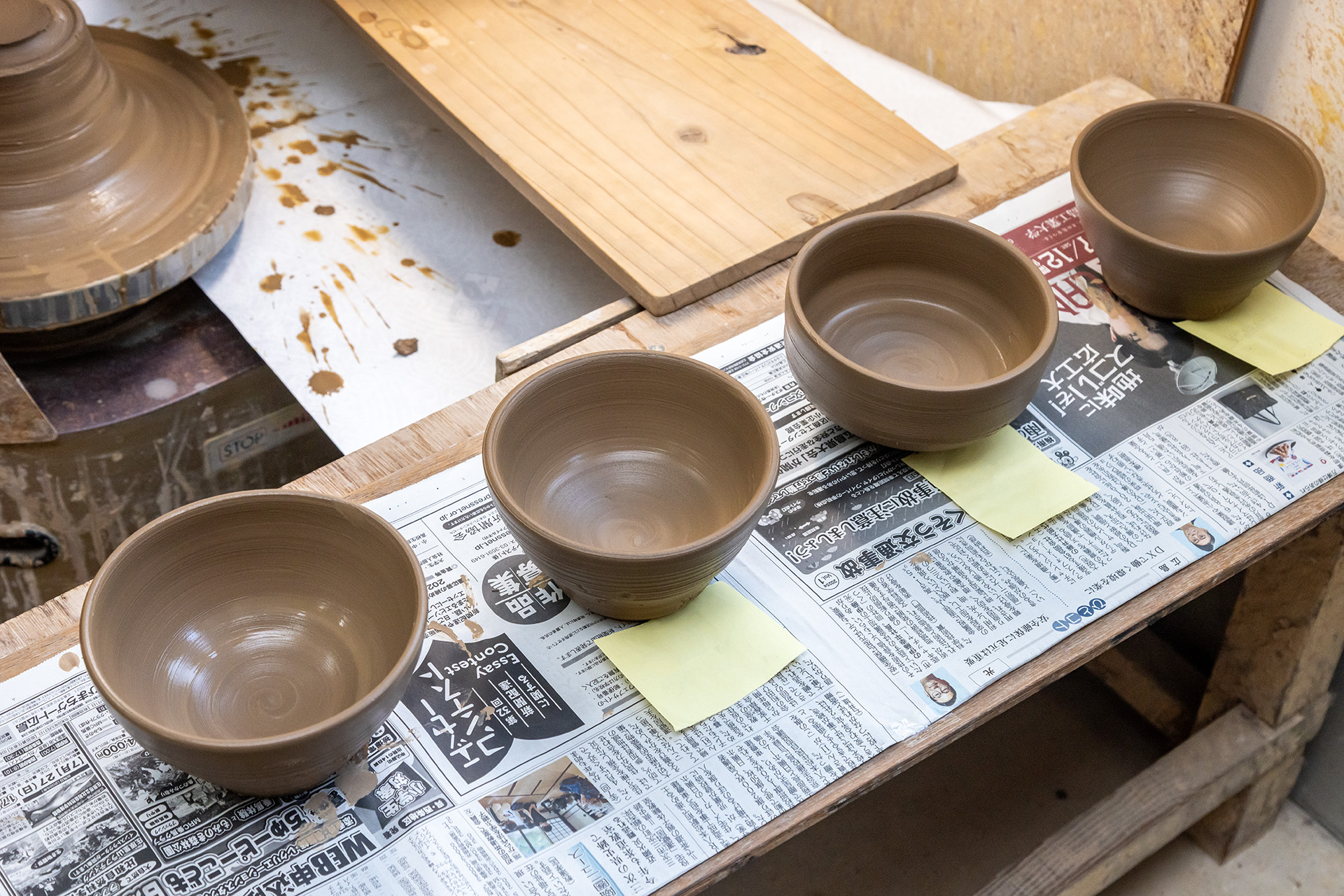 沖山氏のサポートを受けつつ取材陣が作ったもの