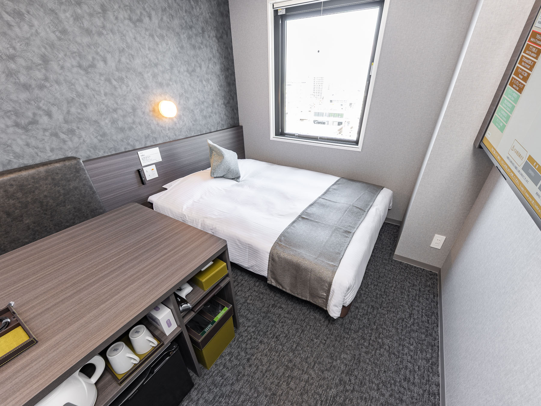 客室は快眠を追求した寝具にこだわる