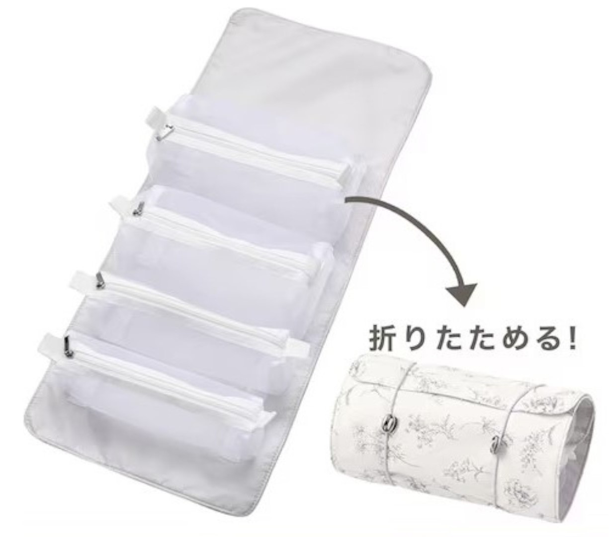 トラベル化粧ポーチ（BW）