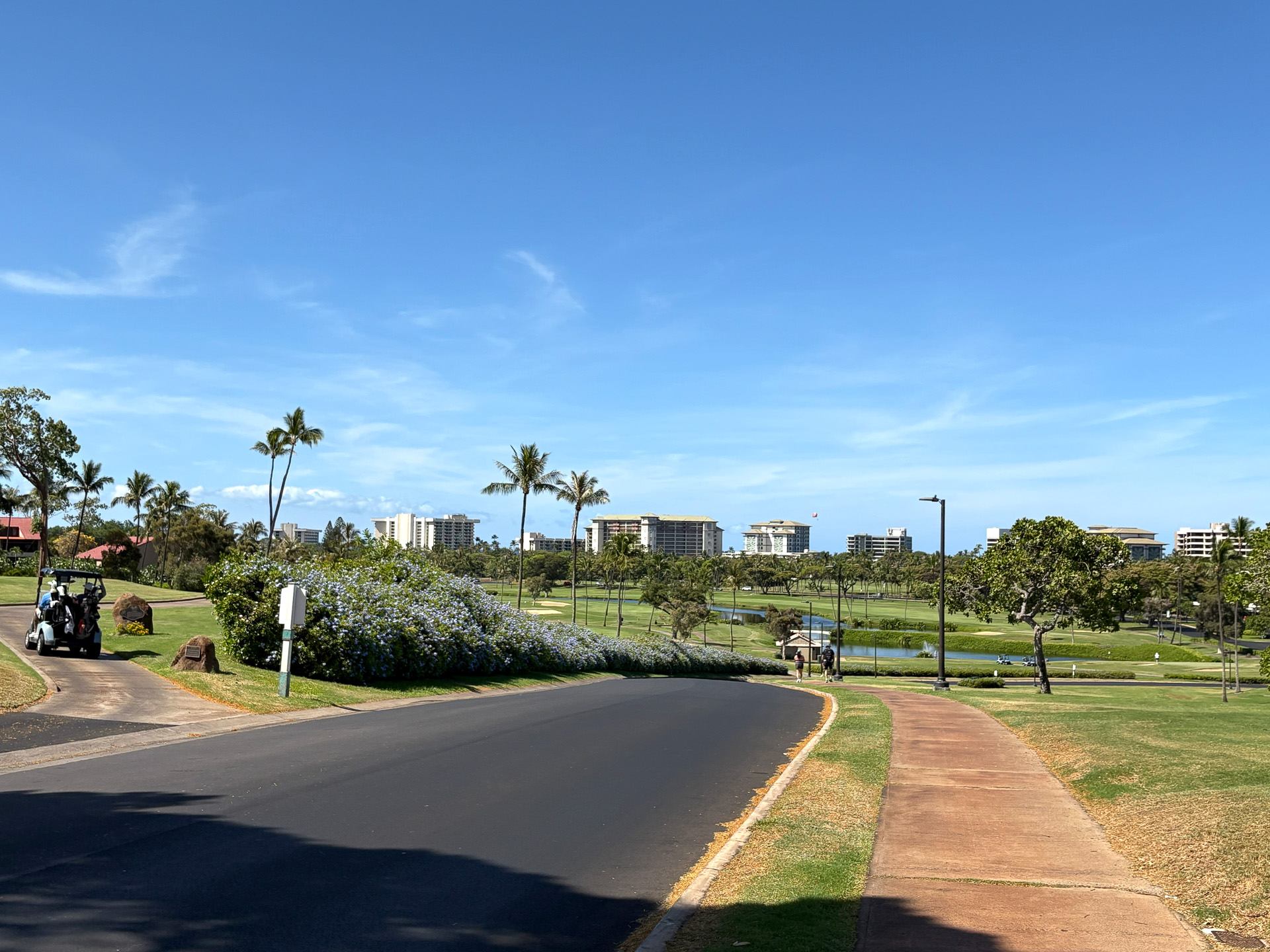 ゴルフを目的に訪れる人も多いカアナパリ。上質なホテルも並ぶ歴史あるリゾートエリア