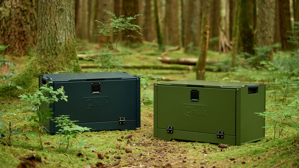 野外に強い多機能ポータブルキッチン「Chuk Kitchen Box」最大25