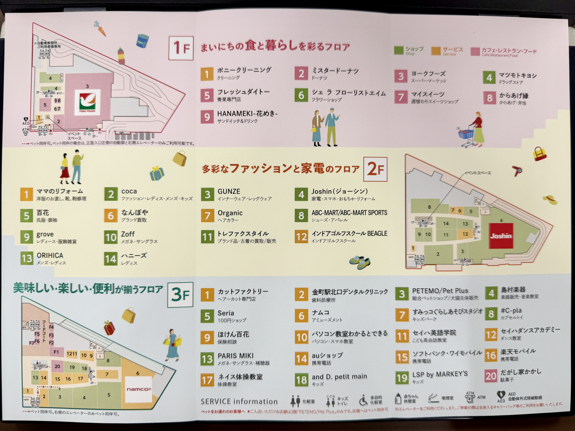 全体フロアマップ