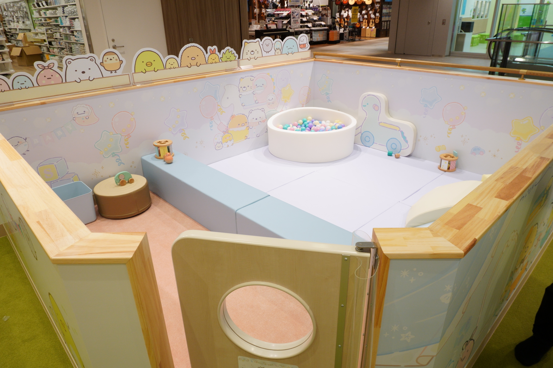 初登場のベビーエリア &copy;2025 San-X Co., Ltd. All Rights Reserved.