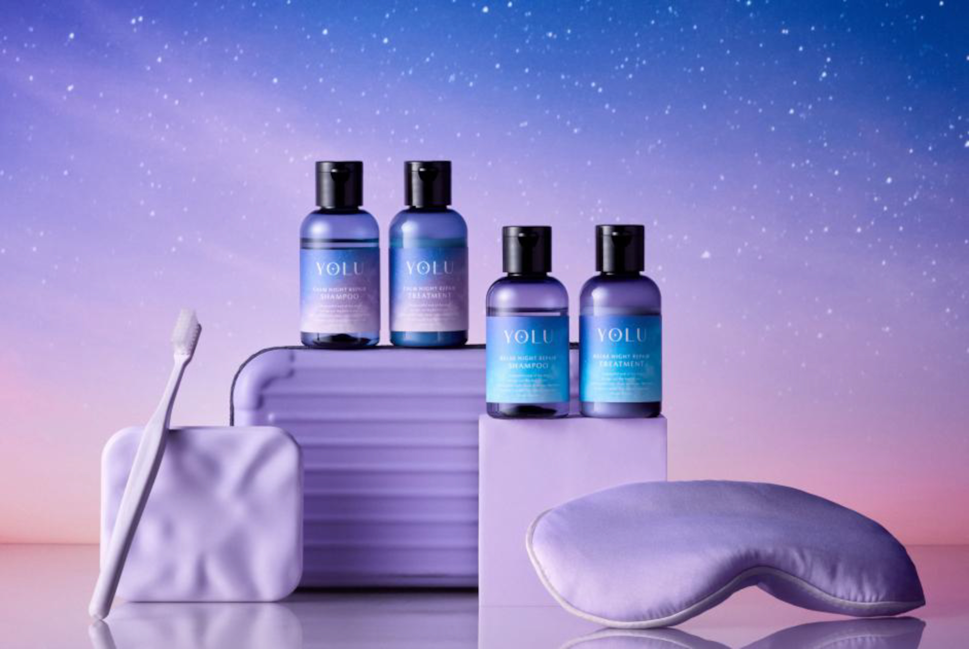 ナイトケア「YOLU」からトラベルサイズのボトルセット登場