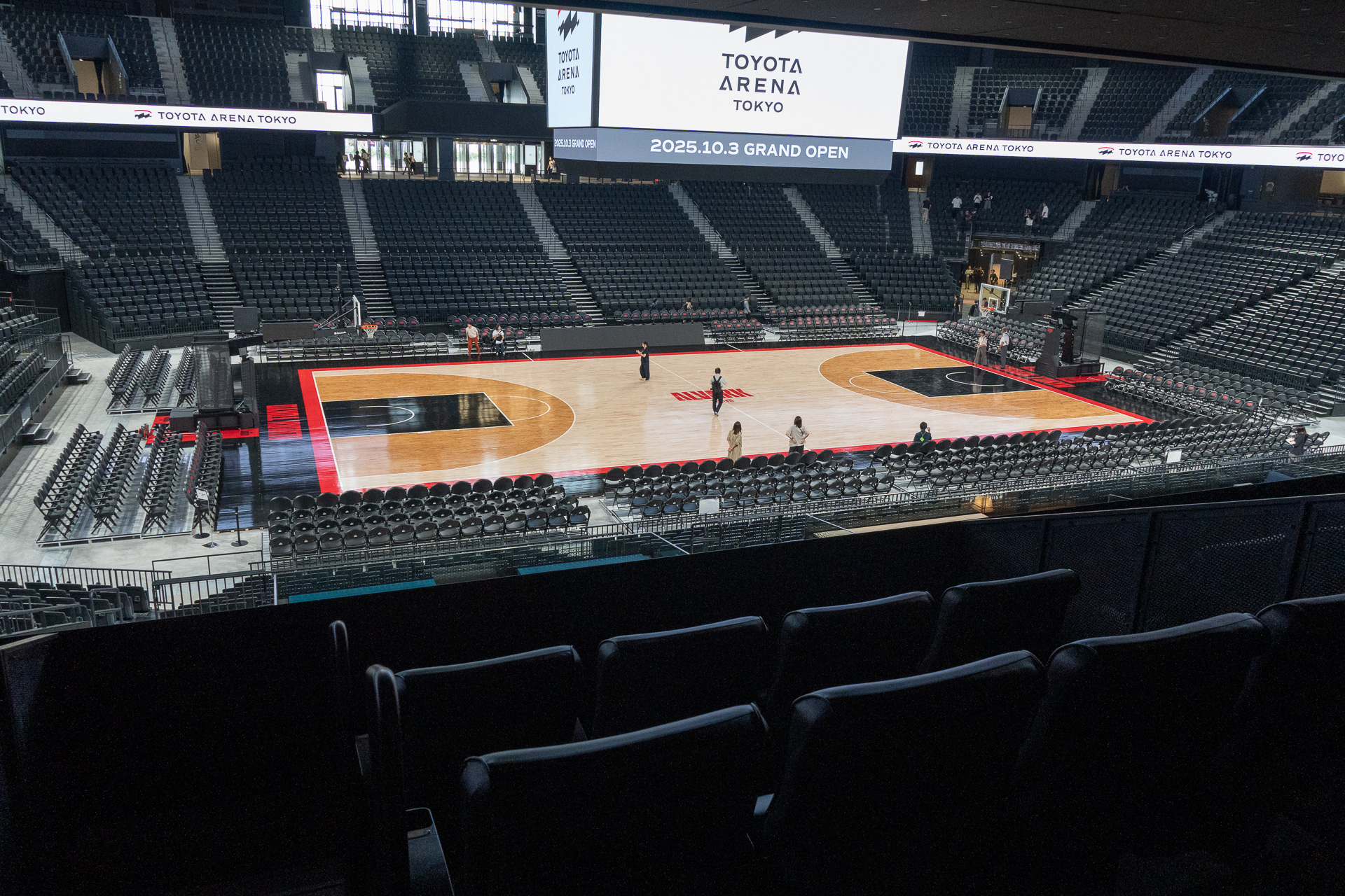 個室専用の観戦シート