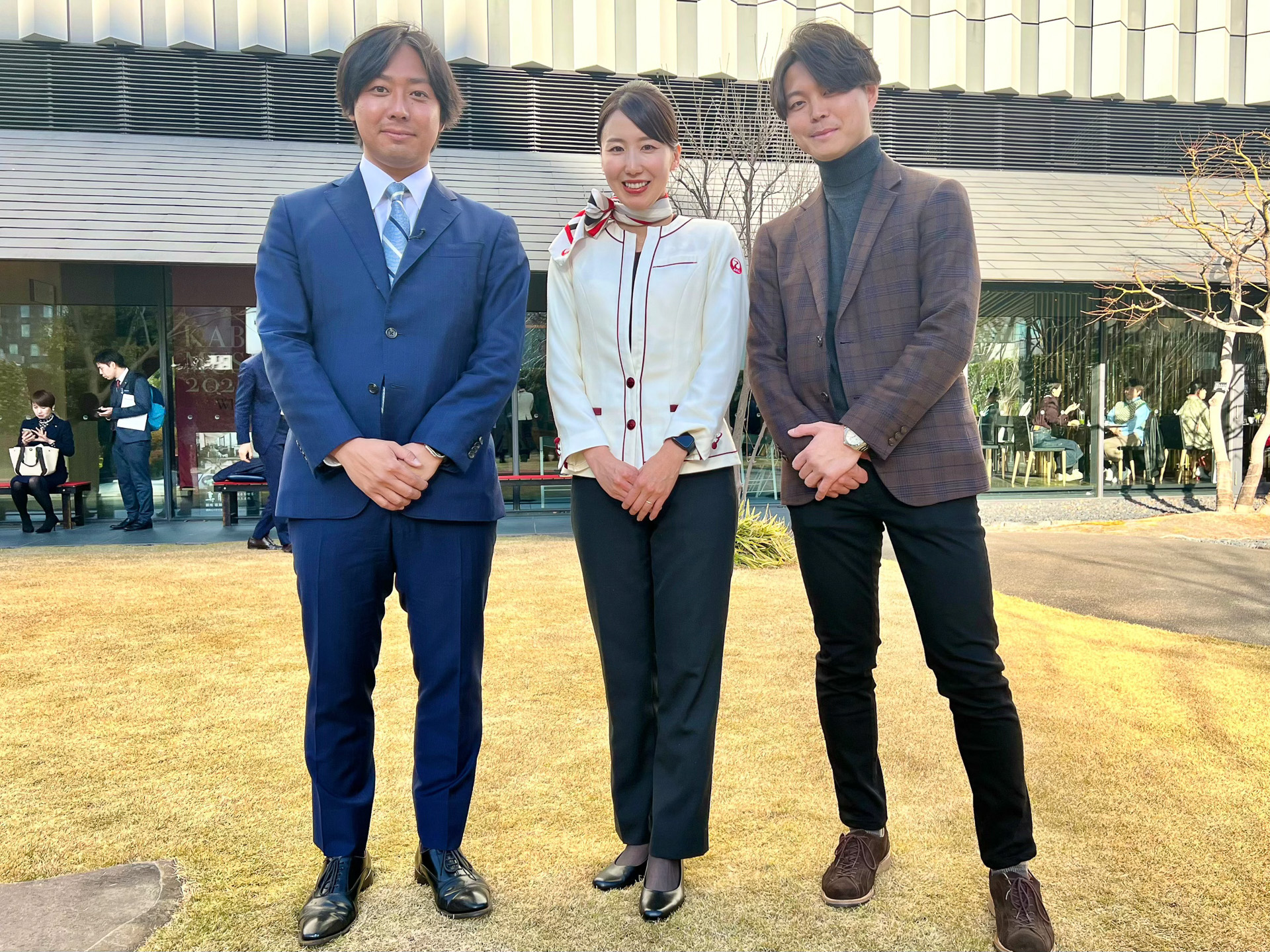 このプロジェクトを手掛けるfly代表の船津さま（左）とJTBの大津さま（右）