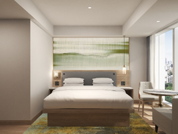 新客室イメージ。全203室を改装する