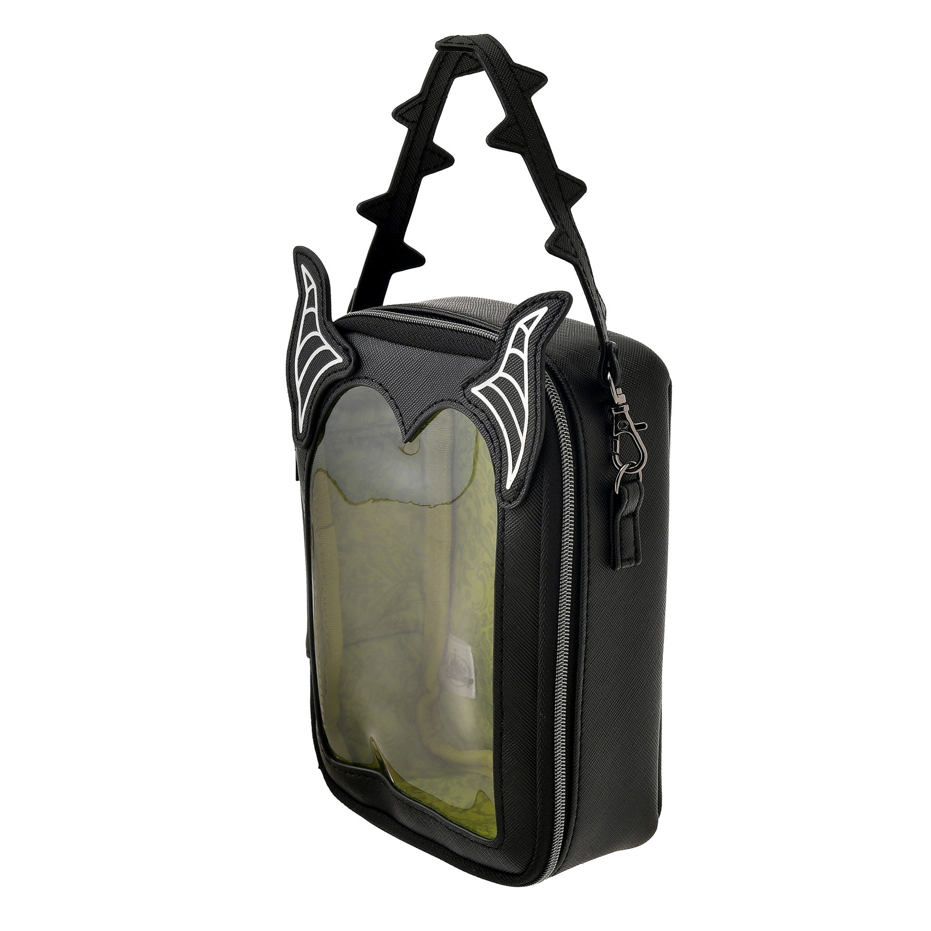 「ポーチ ストラップ付き＜マレフィセント＞」（3500円）